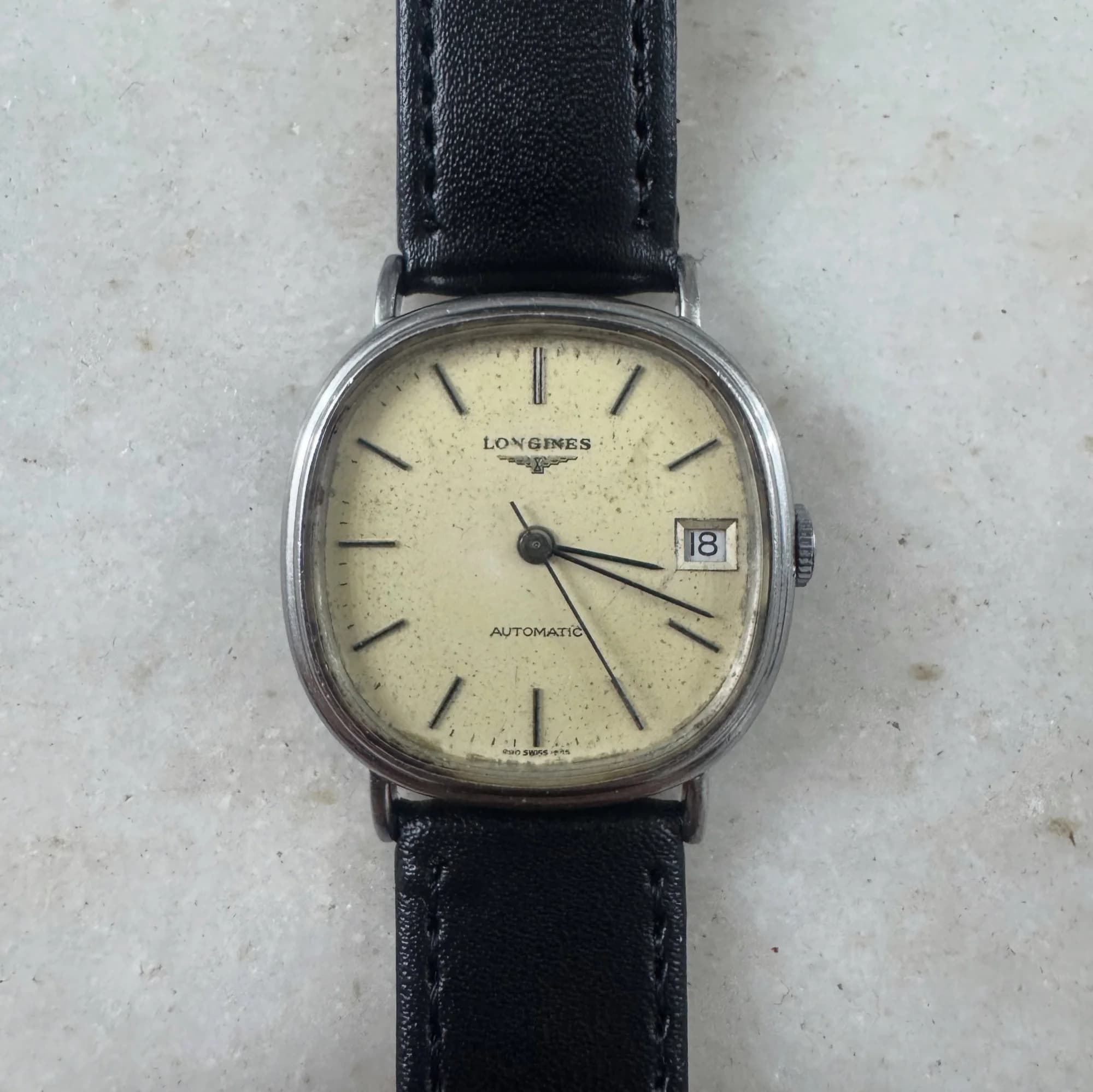 Longines Automático cuadrado — Longines automático cuadrado